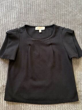 Philosophy Black Short Sleeve Crewneck Tee